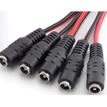 10 Adet 12V Dc Dişi Besleme Kamera Kablosu Dc Power Adaptör Jak C