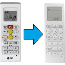 Lg İnverter Klima Kumandası-resimde Sağdaki Gönderilir
