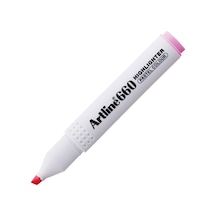 Artline Fosforlu Kalem Kesik Uç 1,0-4,0 Mm Pastel Pink Ek-660 Çok Renkli