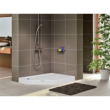 Shower Brıef Beşgen Monoblok Duş Teknesi 90X130 Cm