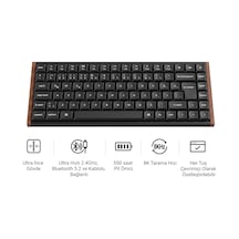 Milk Süt Pom Brown Switch K3 Ultra 8k, 2,4 Ghz Kablosuz Bağlantı Özel Mekanik Klavye K3u-h3p-tr