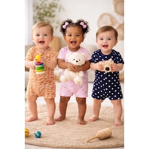 Hellobaby 3 Lü Tulum Set Yeşil lila