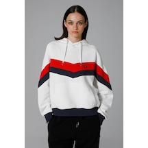 Ellesse Kadın Oversize Sweatshirt Ef178-of Beyaz