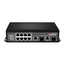 10 Port 8 2 10/100/1000M Gıgabıt Poe Switch