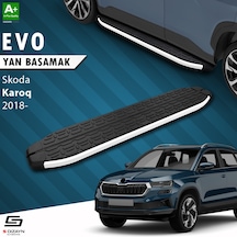 S-dizayn Skoda Karoq Evo Aluminyum Yan Basamak 173 Cm 2018 Üzeri A+ Kalite