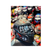 Mts Pro Helmets M-801 Myth Grey Full Face Motosiklet Kaskı