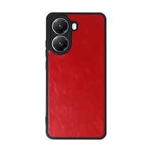 X7 Pro Kılıf Aras Deri Kapak - Kırmızı