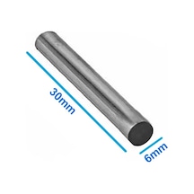 Çelik Sensör Başlığı 6x30mm Kılıf Sıcaklık Isı Sensör Kutusu Metal Tüp Boru D818b20 Ntc Lm35 Pt100
