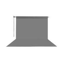 Hs Stüdyo Teknik 270x580cm Gri Fon Perde Seti