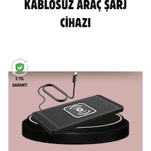 Manyetik Kablosuz Araç Şarj Cihazı Hızlı Şarj, Kaymaz Taban, Güvenli Kullanım Diğer 00039241