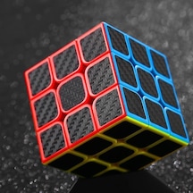 Vip Kalite Fiber Karbon 3x3 Zeka Küpü 3x3 Sabır Küpü 3x3 Fiber Carbon Rubiks Cube Akıl Oyunları