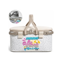 20 Lt Piknik Sepeti 1120 Picnic Bag -369 Karışık/Çok Renkli