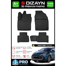 Toyota C-hr 3d Pro Havuzlu Paspas 2023 Üzeri A+ Kalite 3ds-sdz206