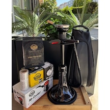 Mr Eds E29 Boss Özel Üretim Mermer Desen Nargile Seti Çantalı
