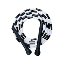 Evapera Profesyonel Boncuklu Speed Rope Atlama İpi Hızlı Dönüş Fitness Crossfit Boks Fitness Her Yaş İçin Siyah-beyaz