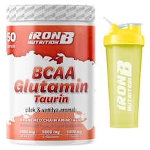 IronB Nutrition BCAA L-Glutamin 750 gr Çilek Vanilya Aromalı