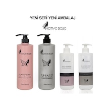 Native Base Keratin Bakım 1 L + Clarifying Şampuan 1 L + Günlük Şampuan + Saç Kremi