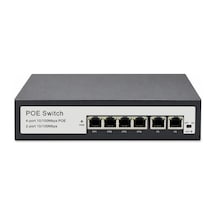 Ku-9006n 65w 52v 6 Port Poe Switch - Ieee 802.3af/at Ekonomik Ve Güvenilir Ağ Çözümü