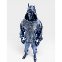 Batman Urban Style Kapüşonlu Siyah Yaldızlı 15 Cm Figür Koleksiyon