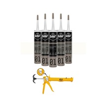 Selsil Ga Silikon 280 Gr. Şeffaf 5 Adet ,alüminyum Tabanca Şeffaf