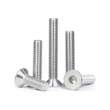 Havşa Başlı İnox İmbus 10.9 Dın 7991 A2 Paslanmaz Çelik Civata M4x30 Mm 20 Adet