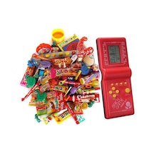 Babalar Günü Nostaljik Hediye Kutusu Kırmızı Tetrisli Büyük Boy 80'ler 90'lar