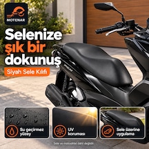 Motenar Siyah Motosiklet Sele Kılıfı Su Geçirmez Uv Korumalı Pcx-activa-jupiter-nmax-spacy-blueberry-bluebird