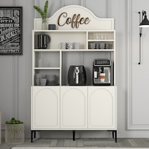 Lyon Kahve Köşesi 120cm - Krem / Siyah