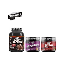 Whey Protein 2000g/pre-workout 300g/bcaa 300g Çikolatalı