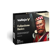 Vallejo 70101 16x18 Ml. Folkestone Basics, Model Color Serisi Model Boyası Seti