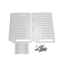 Teltree Akrilik Disk Rafı 10 Konumlu - Özelleştirilebilir 4-10 Bahçe Seçeneği, Hızlı Kurulum, Soğutma Ve Stabilite Artırıcı Dıy Tasarım