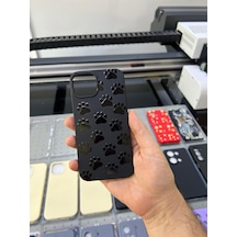 Iphone Özel Tasarım Siyah Patiler Yumuşak Silikon Telefon Kılıfı iPhone Uyumlu 11