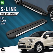 S-dizayn Fiat 500x S-line Aluminyum Yan Basamak 173 Cm 2014 Üzeri A+ Kalite