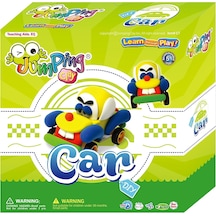 Papa Gino Jumping Clay Kendi Oyuncağını Kendin Yap Araba Seti