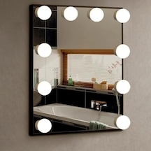 10&apos Lu Set Makyaj Aynası Işığı Banyo Yatak Odası Işığı Hoolywood Tarzı Led Makyaj Lambası 3 Farklı Renk Modu Makyaj Odası Işığı Mirror1 .