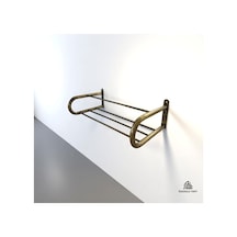 İsaoğlu Yapı Antik Gold Havluluk Otel Tipi Raf Havluluk Premium Banyo Havluluğu Antik Gold Gold