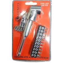 Büyük 140 Mm Bits Uç Ve Köşe Vidalama Adaptörü Seti 11 Parça