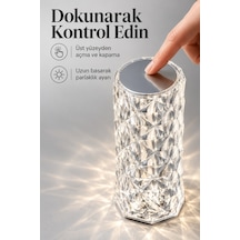 Dekoratif Masa Lambası Üstten Dokunmatik Kontrollü Şarjlı Diğer