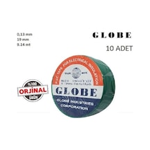 Globe Elektrikçi İzole Bant Yeşil 10 Adet