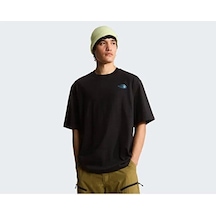 The North Face M Lıquıd Box Nse Oversıze Eeve T Erkek T-shirt Nf0a8g9wjk31 Siyah