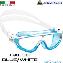 Parumarin Cressi Baloo 2-7 Yaş Mavi / Beyaz Deniz Gözlüğü