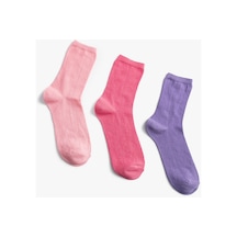 Koton Basic 3'lü Soket Çorap Seti Multıcolor 3sak80143aa 3SAK80143AAMIX
