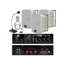 Lastvoice Large Paket-2 Hoparlör ve Anfi Anons Ses Sistemi Seti