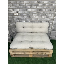 Kalorifer Önü Ve Palet Minderi Ikili Takım Bej 120x80cm Bej
