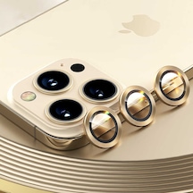 Benks iPhone Uyumlu 13 Pro Benks New KR Kamera Lens Koruyucu ZORE-216879 Gold