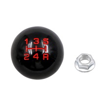 Qingmipy Honda Civic İçin 5 Vitesli Manuel Vites Kolu Başlığı - Ergonomik Tasarım, Siyah Metal, Hızlı Ve Konforlu Vites Değişimi Siyah