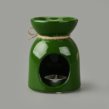 Deco Buhurdanlık - Yeşil - 11,5 Cm Renkli