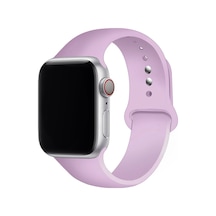 Apple Uyumlu  Watch 38 MM/40 MM/44 MM Silikon Kordon Kayış M/L - KY46-1