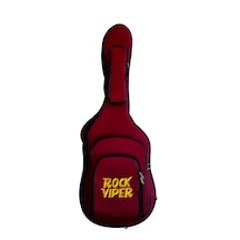 Rock Viper Red Profesyonel Kalın Pedli Elektro Gitar Kılıfı