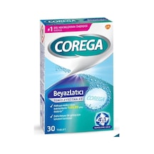 Corega Beyazlatıcı Temizleyici Tablet 4 Ü 1 Arada 30 Tablet